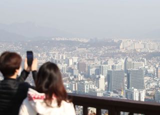 [내일날씨] 구름 낀 주말…미세먼지로 뿌연 하늘