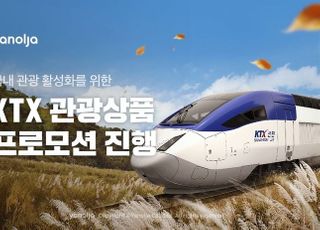 야놀자, KTX 관광상품 프로모션 진행