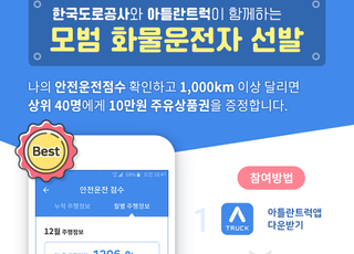 한국도로공사, 모바일 앱으로 '모범 화물운전자' 선발