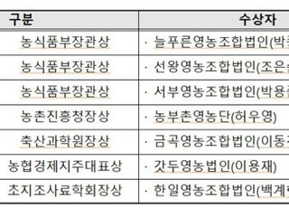 농식품부, 조사료 품질경연대회 시상식 개최