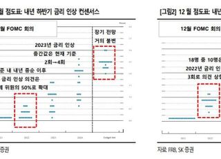 SK증권 “美 연준, 내년 6월부터 금리인상...2년간 6회 인상 전망”