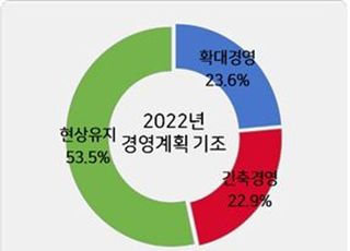 기업 76% "내년 현상유지 혹은 긴축"…89% "경영계획 미확정"