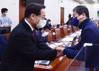 새해 인사하는 국회 정개특위 김영배-조해진 간사