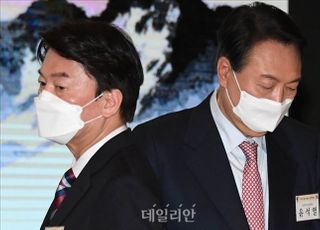 '윤석열과 안철수, 단일화 가능성 이뤄질까?'