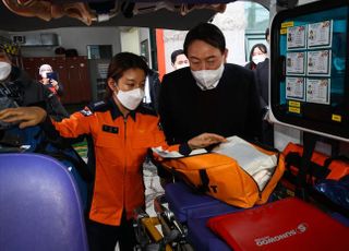 윤석열 "소방관 정신건강 지원…예산 250억으로 확대"