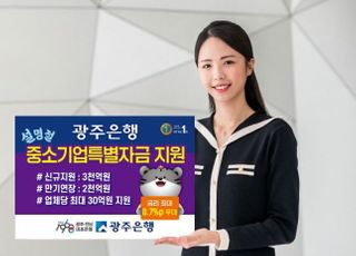 광주은행, 설 명절 중소기업 특별자금 5000억 지원