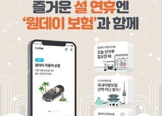 하나손보 "원데이보험으로 즐거운 설 연휴 보내세요"