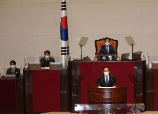 14조 규모 소상공인 지원을 위한 2022년 1차 추경안 시정연설 