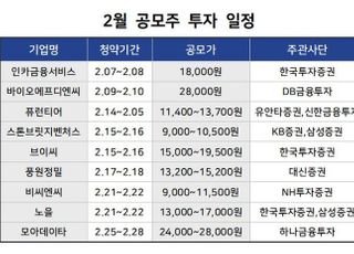 현대ENG 등 수요예측 잇단 부진...2월 공모주 타격 우려