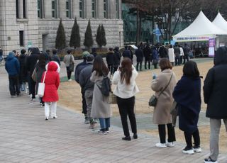 길고 긴 코로나19 검사 줄