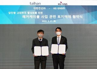 대한전선, 충남 당진에 해저케이블 신공장 건설 결정