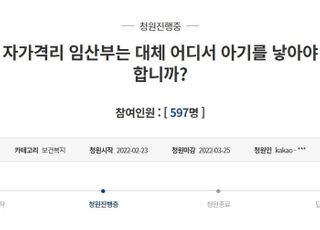 "길거리 헤매다 낳아야 하나요" 자가격리 임산부 눈물의 靑 청원