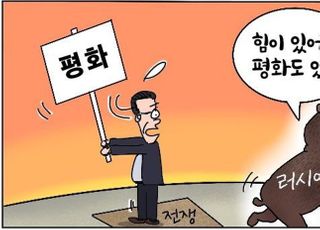 [D-시사만평] '힘없는 평화'는 국민을 지킬 수 없었다