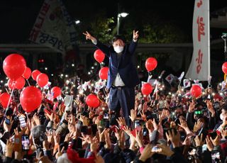 국민의힘 윤석열, 마산역 유세