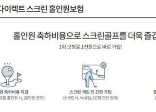 삼성화재, 다이렉트 스크린홀인원보험 출시