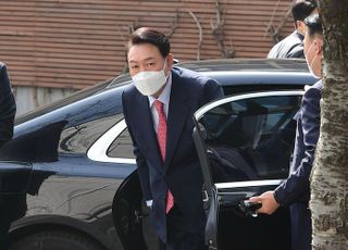 윤석열 대통령 당선인 집무실 출근