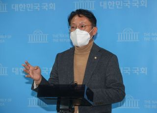 여야 정개특위 기자회견 관련 입장 밝히는 정의당 배진교 원내대표