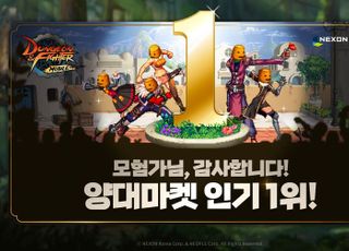 넥슨 '던파 모바일', 양대 앱마켓 인기 1위·앱스토어 매출 1위