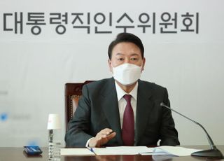 인수위 간사단 회의 참석한 윤석열 당선인