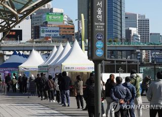 오후 9시까지 전국서 25만9232명 확진…어제보다 1만2367명 감소