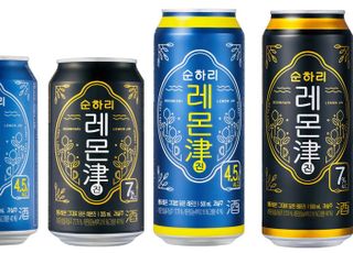 롯데칠성음료, ‘순하리 레몬진’ 500ml 캔 제품 추가