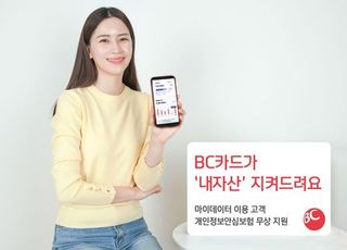 BC카드, 마이데이터 고객 위한 ‘개인정보안심보험’ 무상 지원