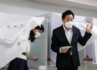 기표 마친 오세훈