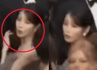 아이유, 칸에서 '어깨빵' 당했다?…가해女 뒤늦게 "실수다"