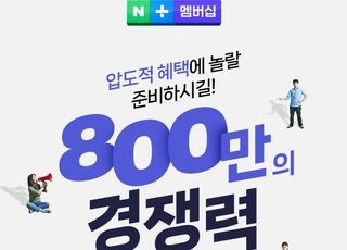 출시 2주년 '네이버플러스 멤버십', 사용자 800만 돌파