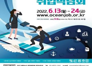 해양수산 온라인 취업박람회 13~24일 진행