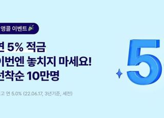 케이뱅크, '연 5% 적금' 10만좌 돌파 기념 재오픈