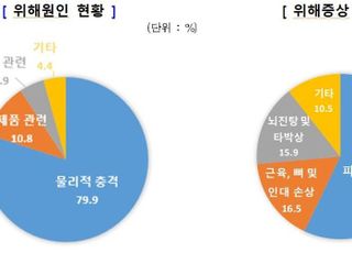 물놀이 안전사고 “대부분 바닥·계단 등에서 미끌어져”