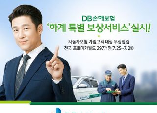 DB손보, 여름 휴가철 차량무상점검 실시