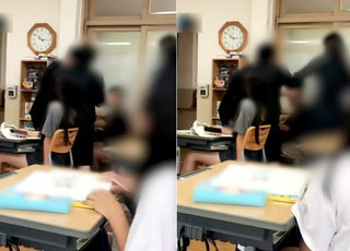"선생이 기강잡고 XX이야" 익산 초등생 실제 영상, 교사마저 두려움에 떨었다