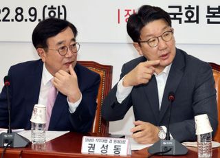 권성동 직무대행과 서병수전국위원회 의장의 대화