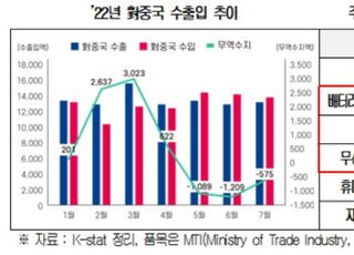 대중 무역적자 원인 "배터리‧LCD"