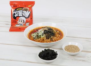 농심, 김과 통깨로 맛낸 '라면왕김통깨' 출시