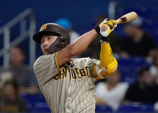 ‘2루타 두 방’ 김하성, MLB 한 경기 개인 최다 타점 달성
