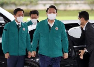 [태풍 힌남노] 尹대통령, 피해 우려 지역 광역 단체장 통화…"대비 만전" 당부