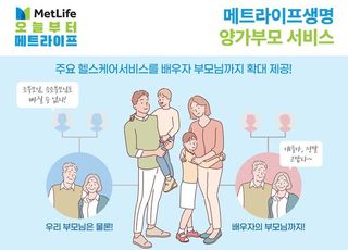 메트라이프, 헬스케어 대상 양가 부모로 확대