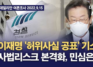 이재명 '허위사실 공표' 기소... '사법리스크' 본격화, 민심은? [데일리안 여론조사 영상]