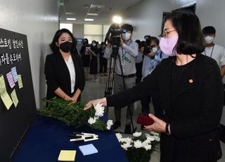 여가부 장관 '신당역 살해' "여성혐오 범죄 아냐"…인권단체들 "사퇴하라"