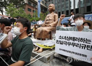 '평화의 소녀상' 주변 연좌시위 대학생들, 1심 벌금형