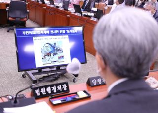 [2022국감] 野 '윤석열차 만화' 문제제기에…與 "표절이 문제"