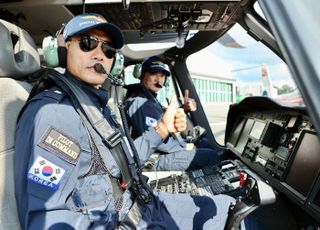 경기 소방헬기, 전국 최초 1만5000시간 무사고 비행
