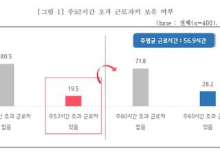 30인 미만 제조업체 대부분 ‘8시간 추가연장근로제 폐지’ 대책 없어