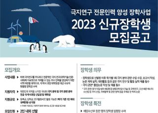 극지연구 전문인력 양성, 장학생 모집