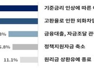 고금리에도 은행대출 64%…이자부담으로 자금난 심화