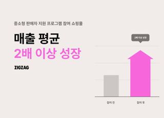 지그재그, 중소형 판매자 성장 지원…참여 쇼핑몰 매출 2배 '쑥'