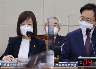 종합국감 출석한 조규홍 보건복지부 장관과 백경란 질병관리청장